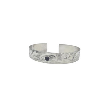 Bracelet - Raven (Sterling Silver & Amber) Chris Cook