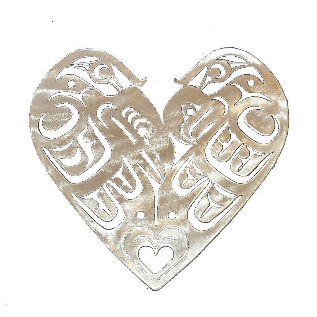 Wall Metal Art - Lovebirds Harold Alfred