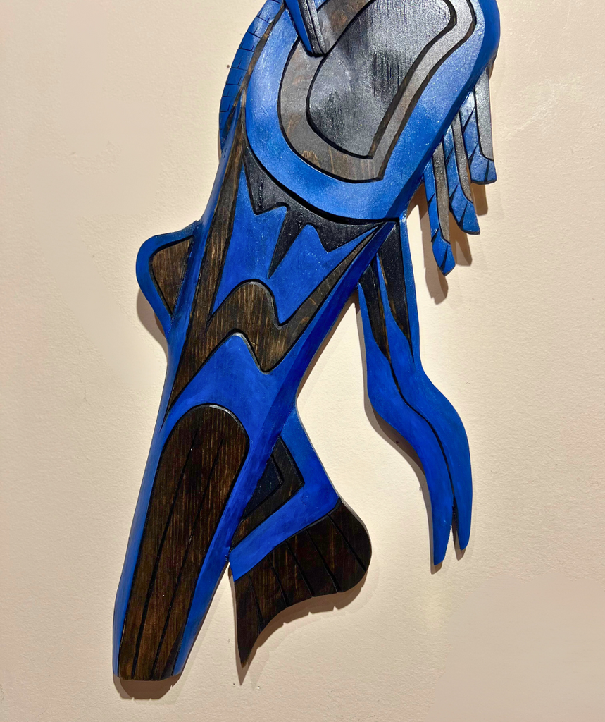 Plaque - Heron and Grandmother Moon Linda Jack