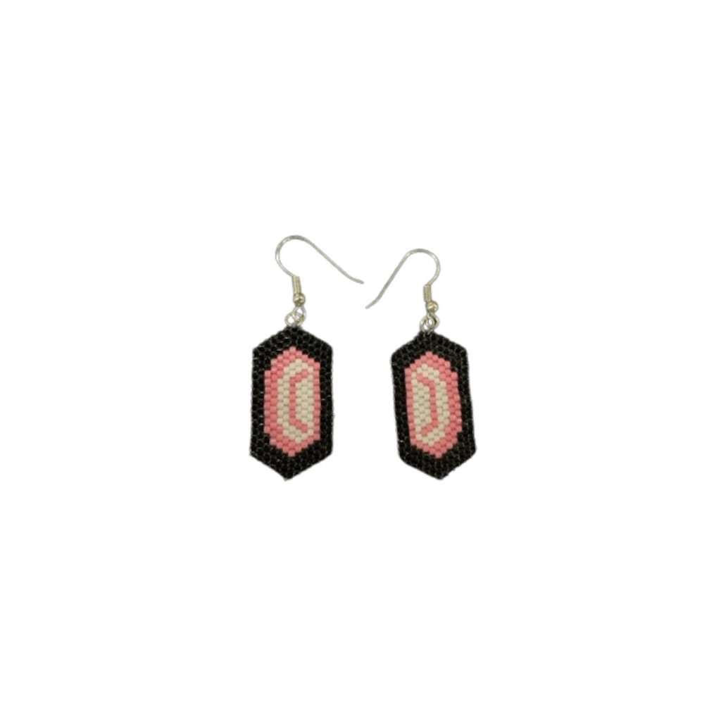 Earrings - Ovoids (Beaded) Maxwagila'ogwa