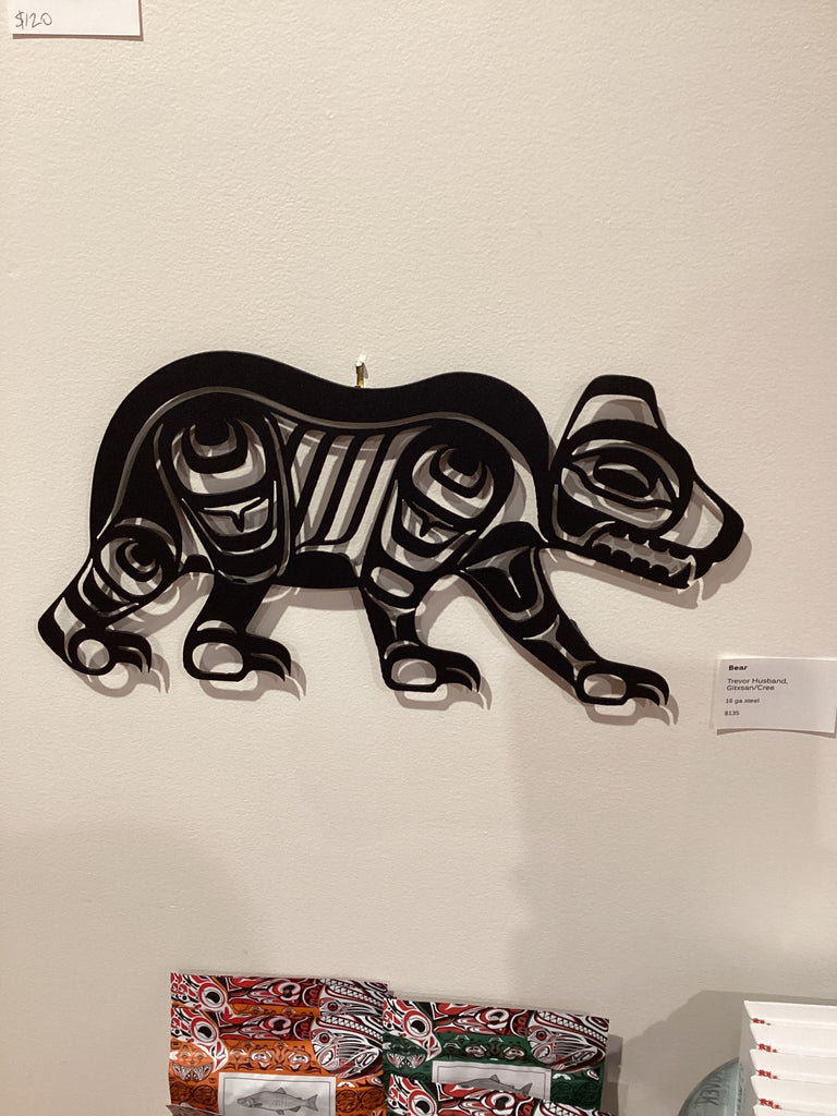 Wall Metal Art - Bear Trevor Husband