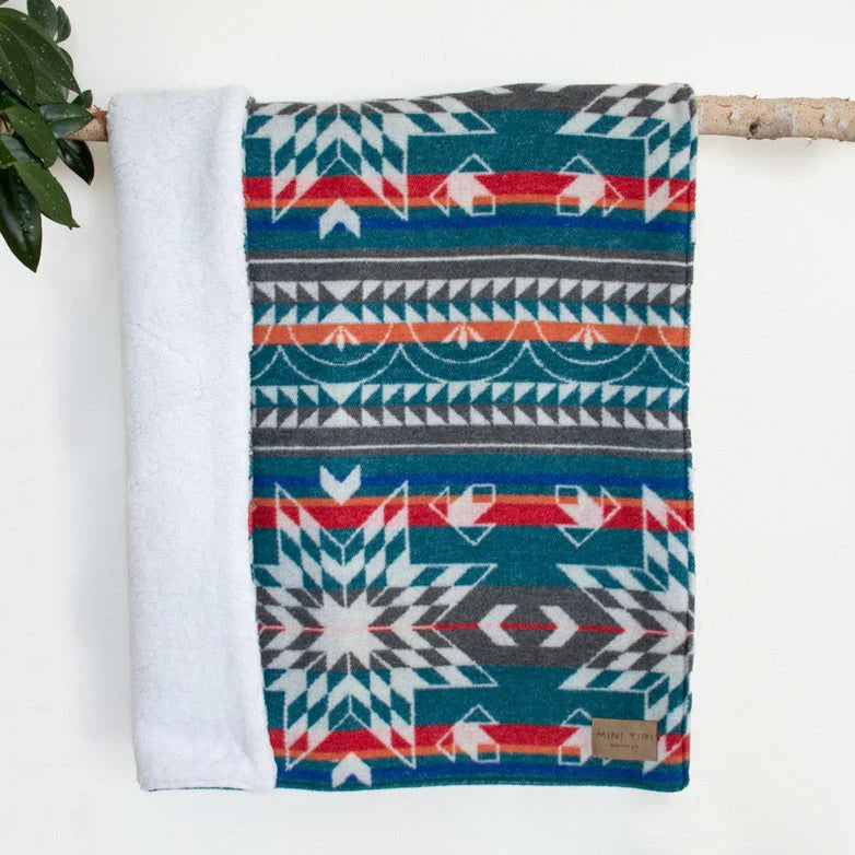 Mini Tipi Baby Blanket - Nibi Mini Tipi