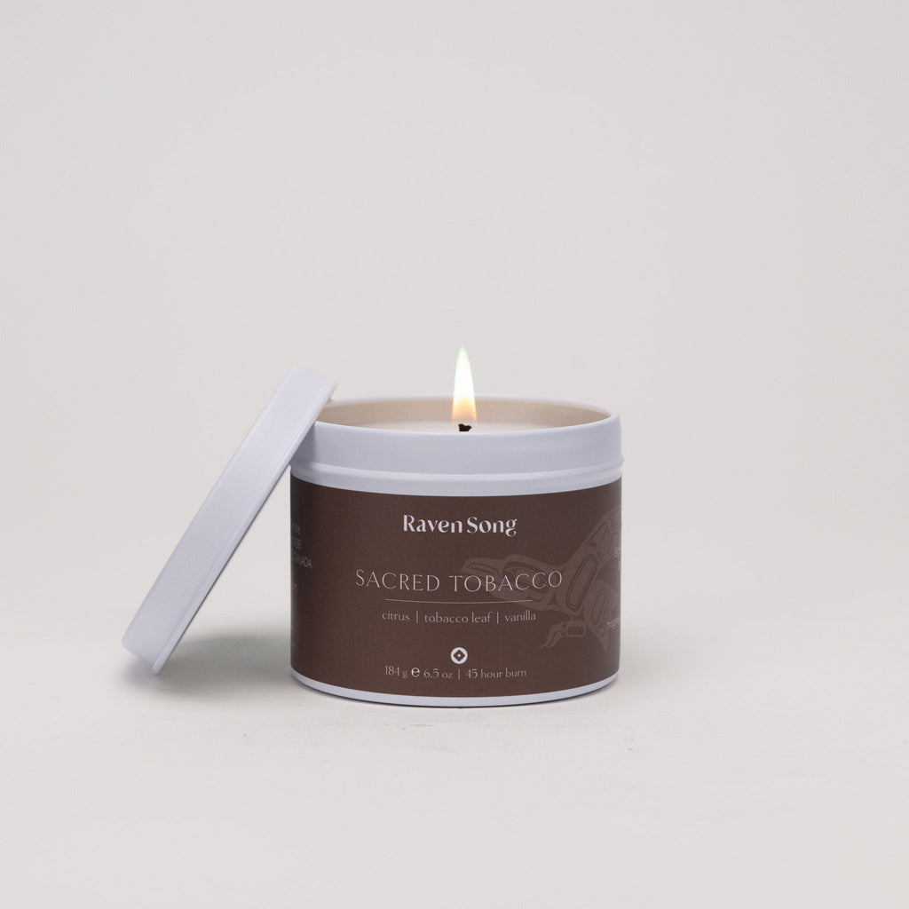 RavenSong Candle - Sacred Tobacco Ravensong