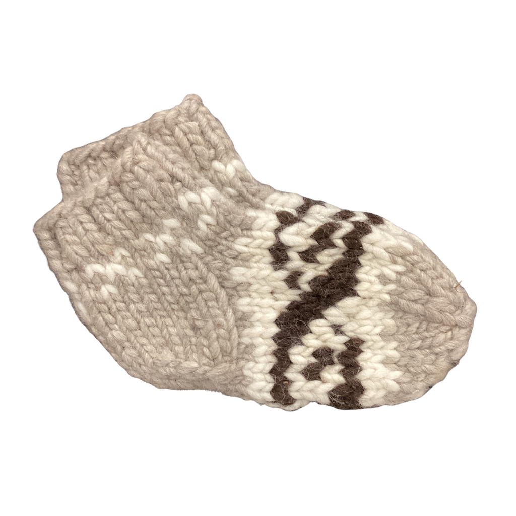 Cowichan Knit Slippers - Joanne Peter Joanne Peter