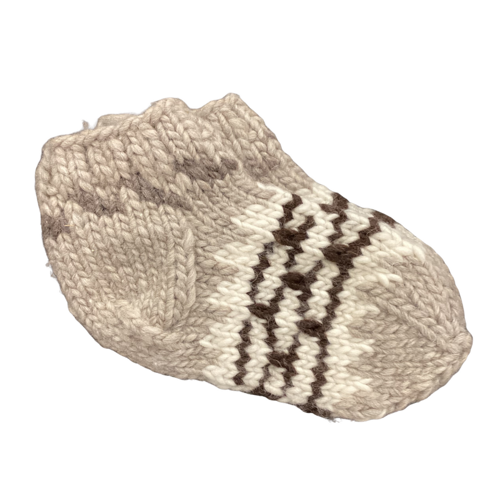 Cowichan Knit Slippers - Joanne Peter Joanne Peter