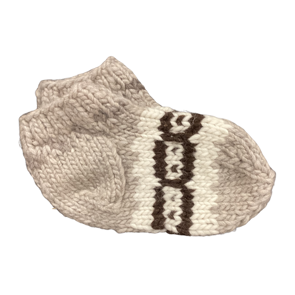 Cowichan Knit Slippers - Joanne Peter Joanne Peter