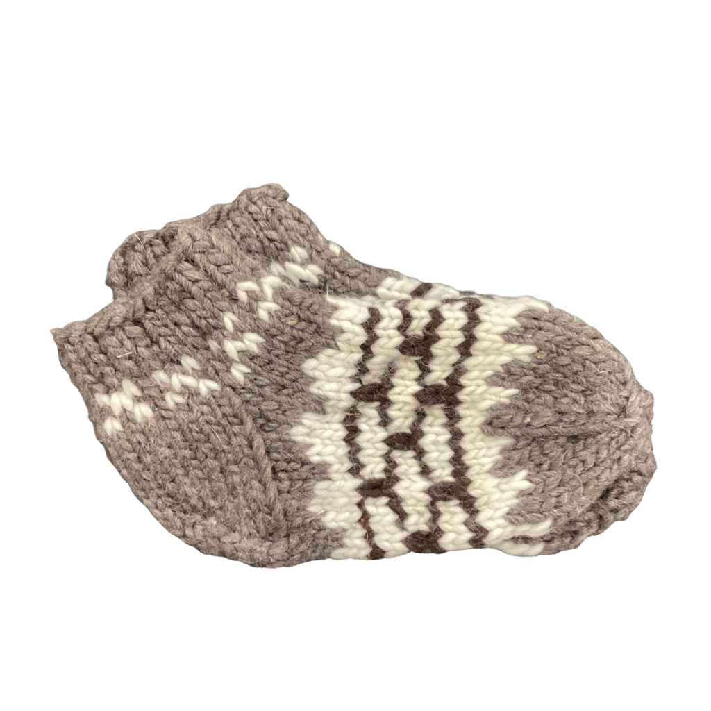 Cowichan Knit Slippers - Joanne Peter Joanne Peter
