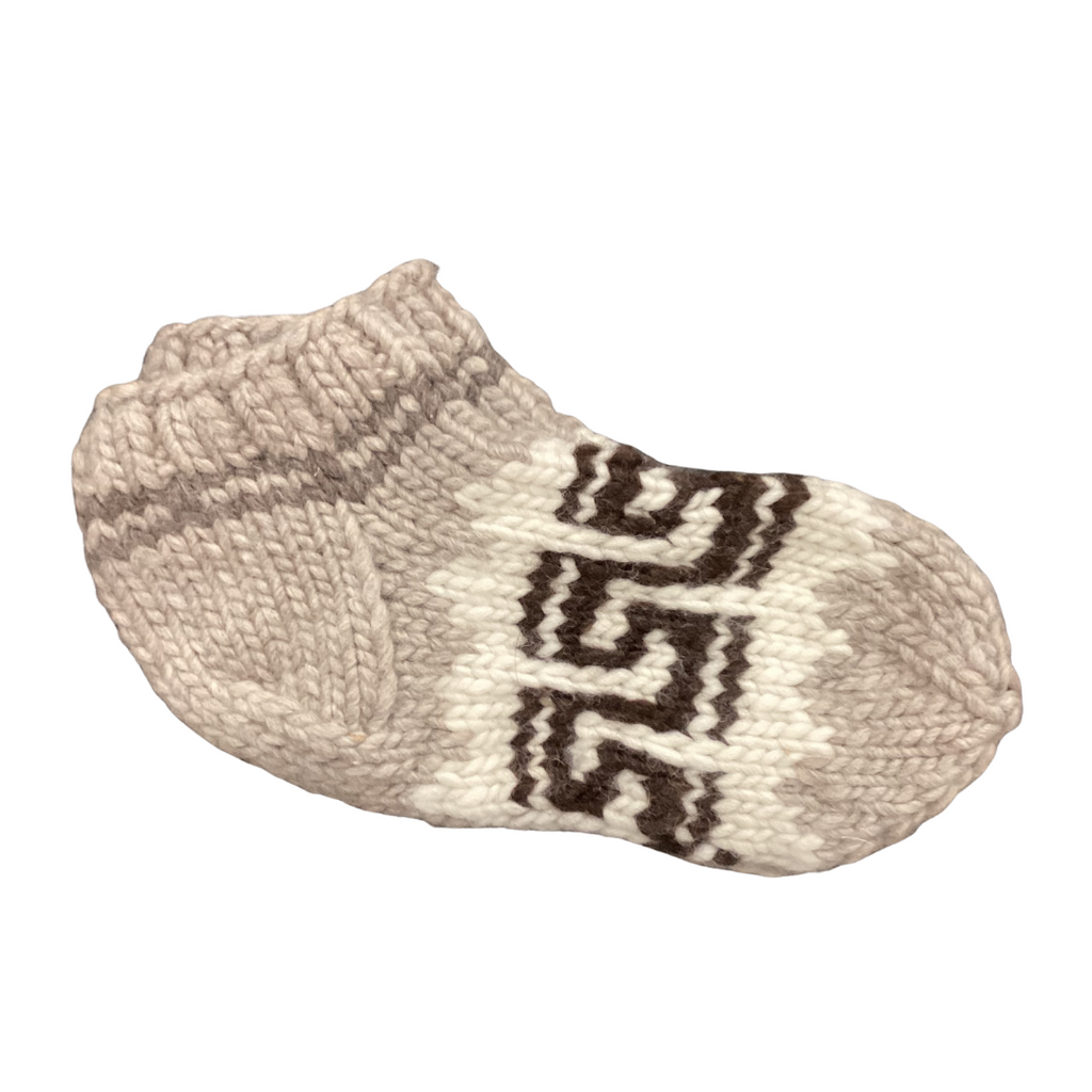 Cowichan Knit Slippers - Joanne Peter Joanne Peter