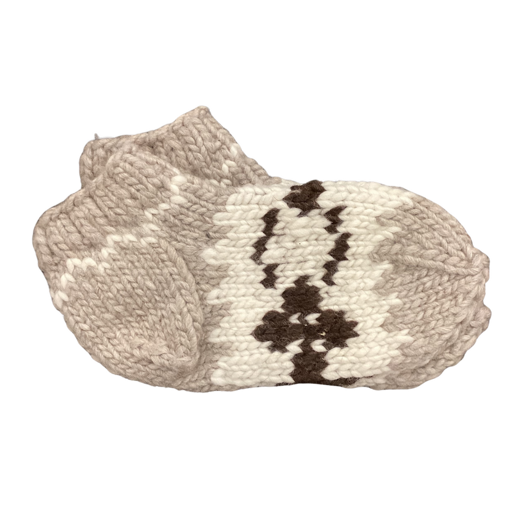Cowichan Knit Slippers - Joanne Peter Joanne Peter