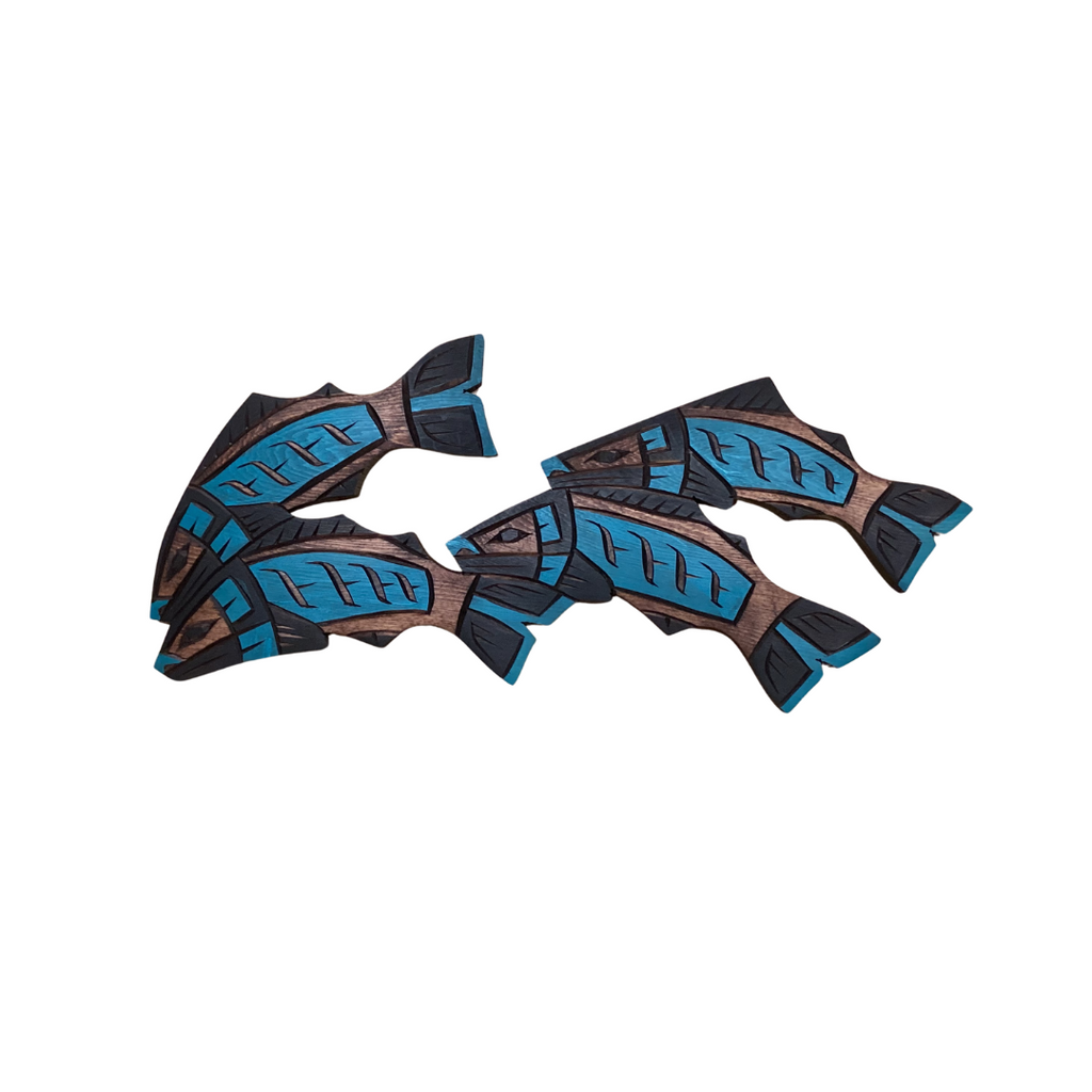 Plaque - Salmon Run Delbert Peter