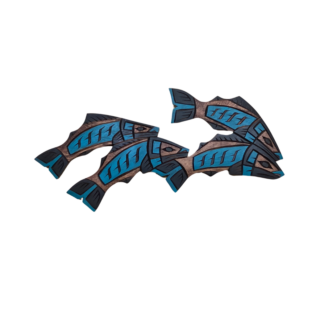 Plaque - Salmon Run Delbert Peter