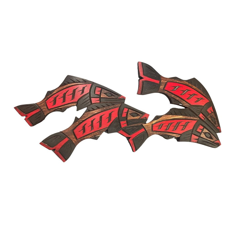 Plaque - Salmon Run Delbert Peter