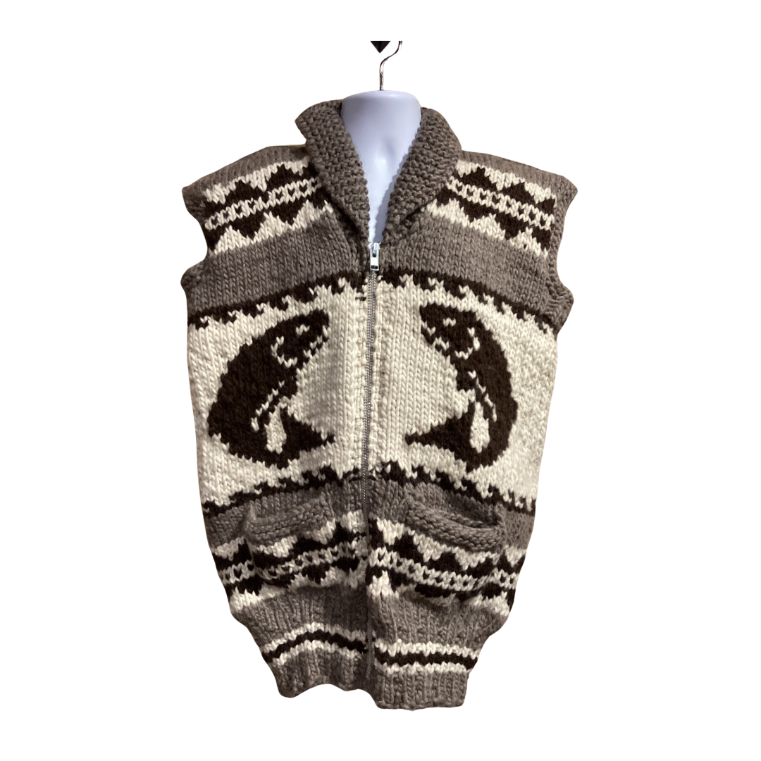 YASHIKI - 【ラスト1点】【24SS】Tsukushi Vest(BROWN) | Salty
