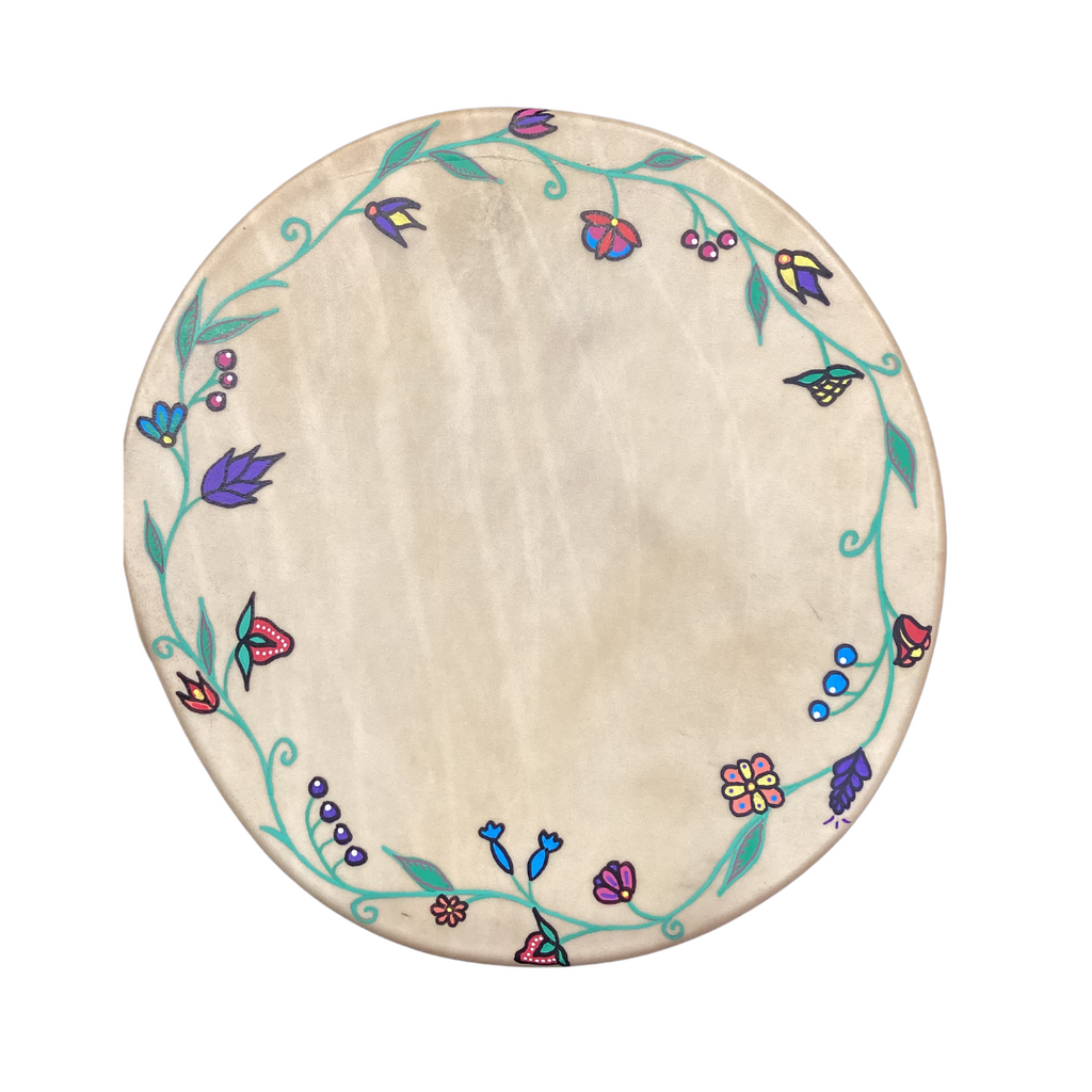 Painted Drum - Vine Megan McCool