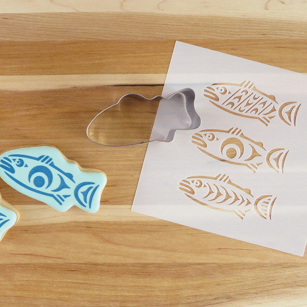 Cookie Cutter and Stencil Set, Various Designs Native Northwest
