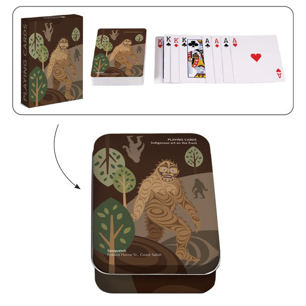 Playing Cards - Assorted Designs (with tin) Native Northwest