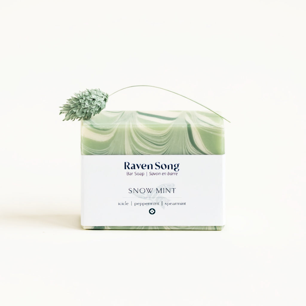 RavenSong Soap - Seasonal - Snow Mint Ravensong