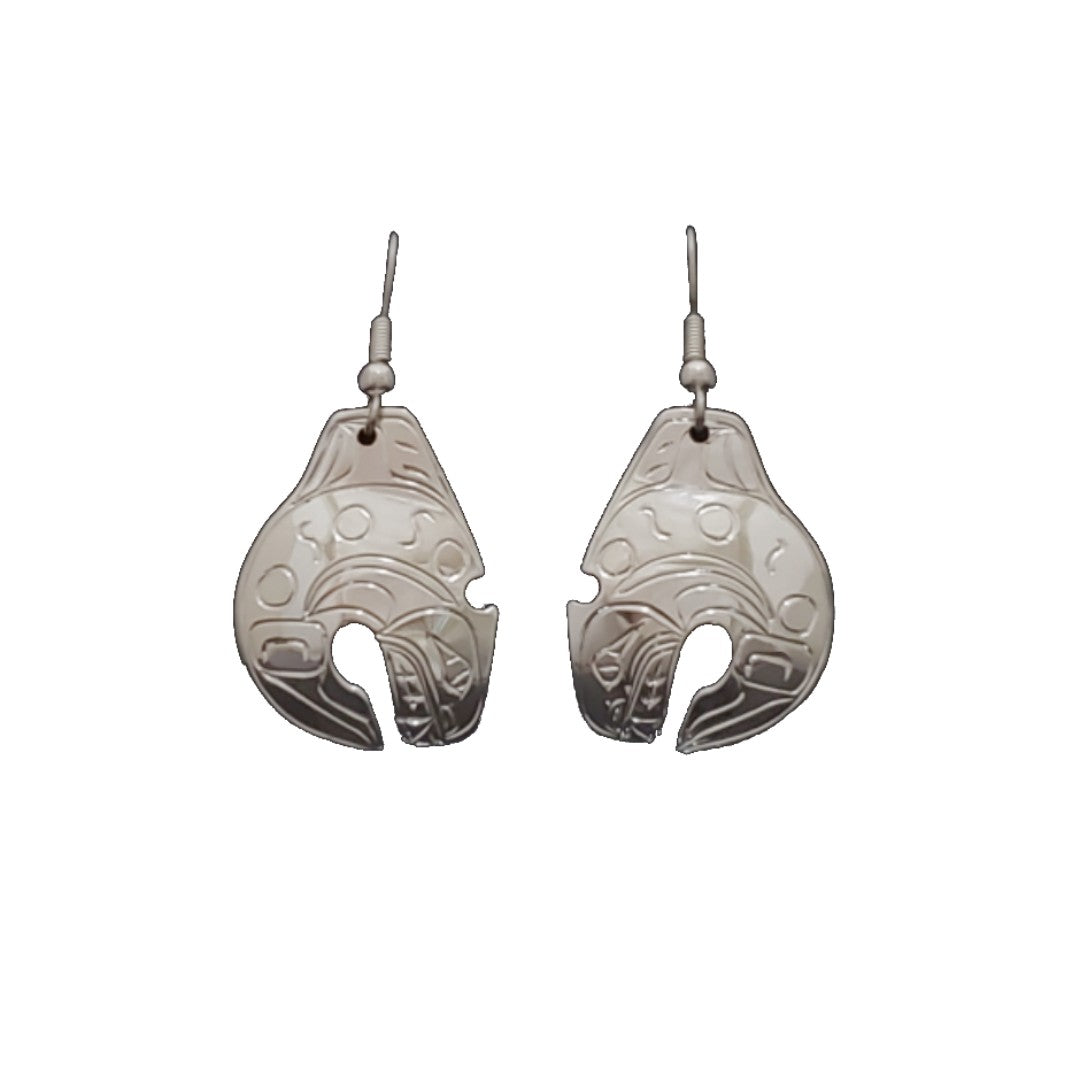 Earrings Whale (Sterling Silver) Vincent Henson – I-Hos Gallery