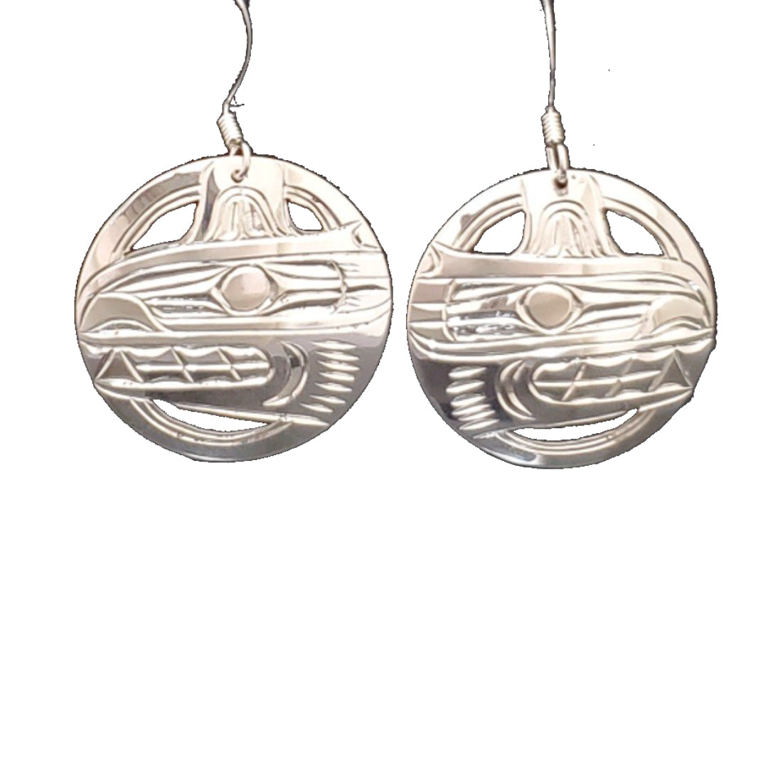 Earrings Orca (Sterling Silver) Harold Alfred – I-Hos Gallery
