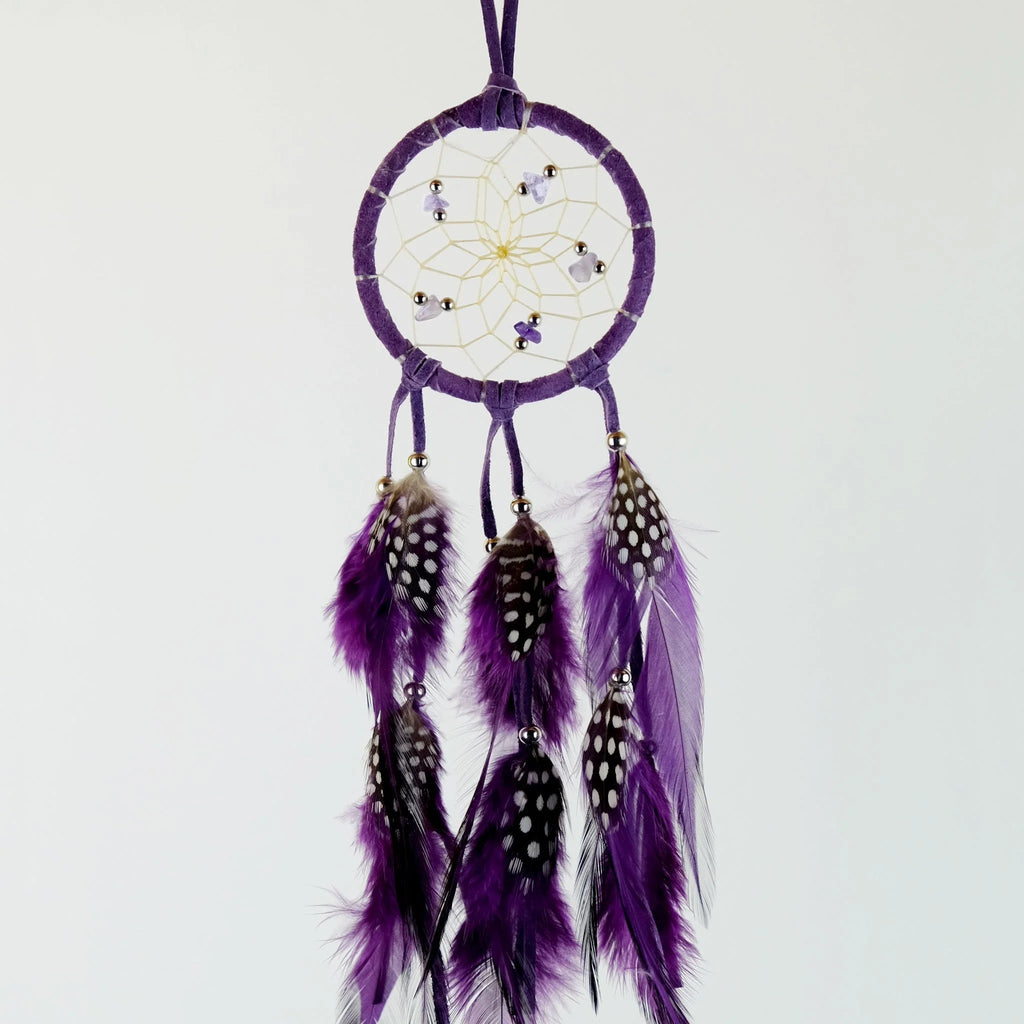 2.5" Dream Catcher - Assorted Designs (With Semi-Precious Stones) Monague