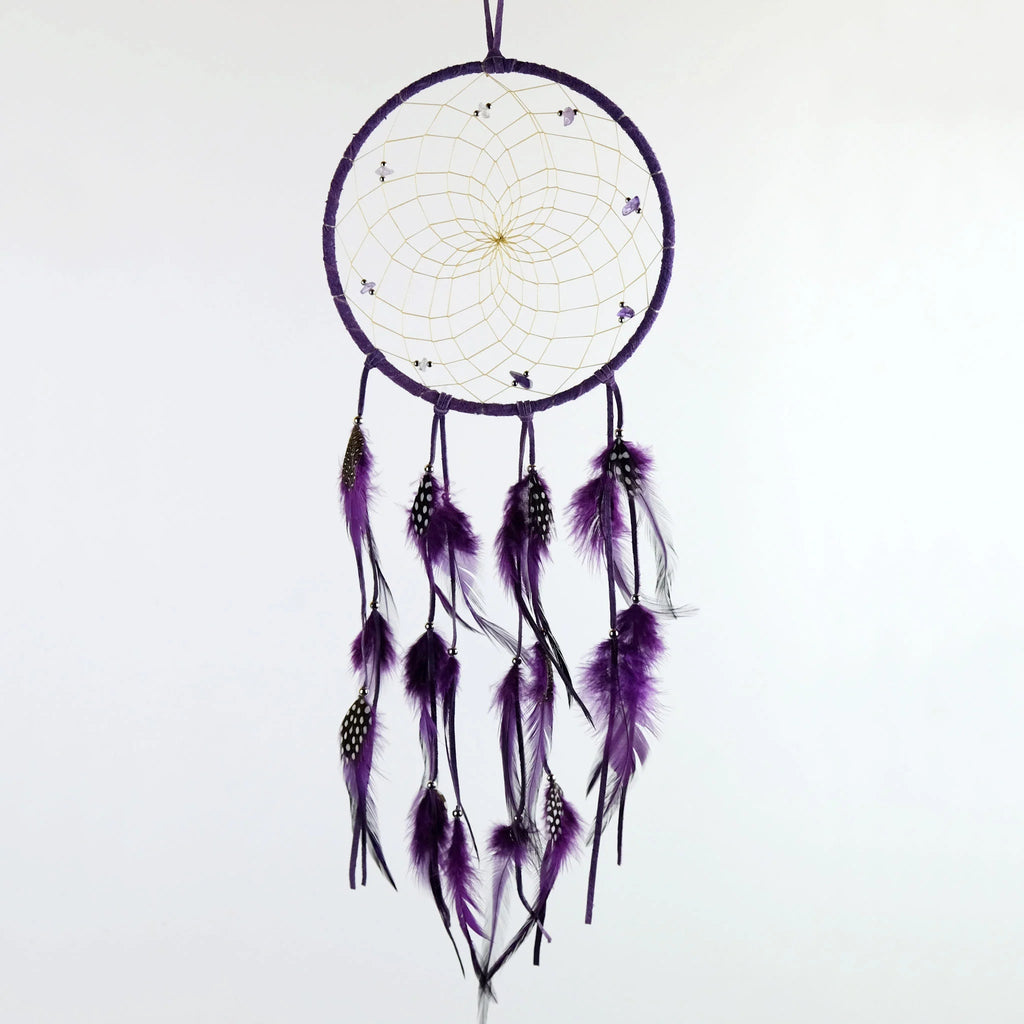6" Dream Catcher - Assorted Designs (With Semi-Precious Stones) Monague
