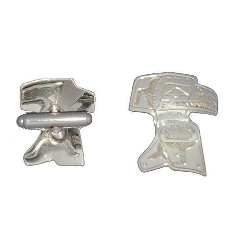 Cuff Link - Raven (Sterling Silver) Gilbert Pat