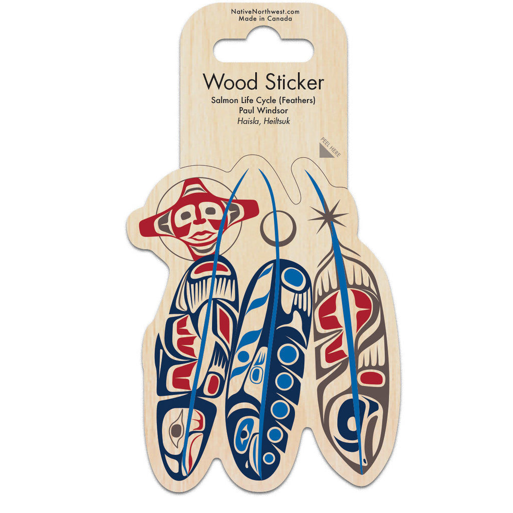 Wood Stickers - Assorted Designs Native Northwest