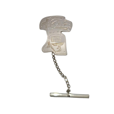 Tie Tack - Raven (Sterling Silver) Gilbert Pat