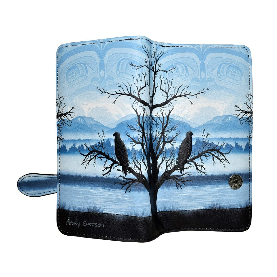 Women's Wallets Assorted Andy Everson Hummingbird Orca Skull